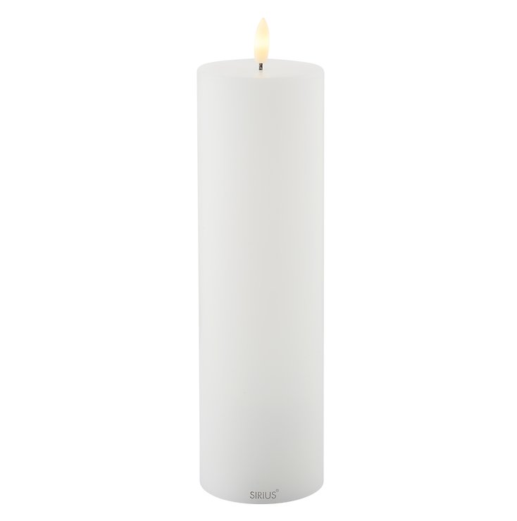 Sirius LED Candle Sille Exclusive 7,5 x 25 cm blanc - Thumbnail 1