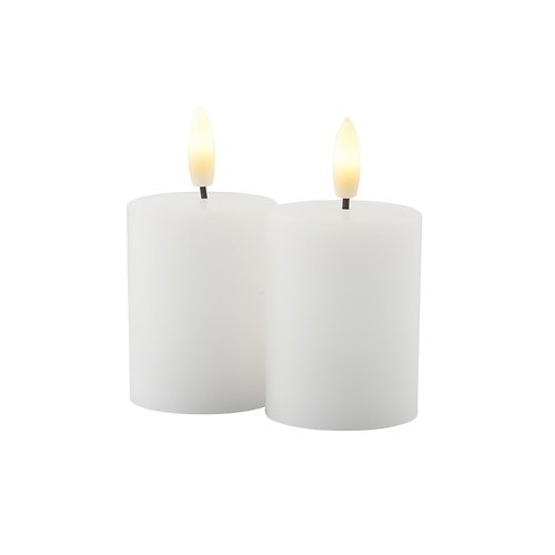 Sirius LED Candle Sille Mini Exclusive Set of 2 5 x 6,5 cm white
