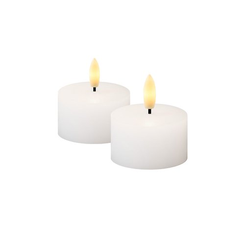 Sirius LED tealight Sille telecomandato 6 x 3,4 cm set di 2 bianco