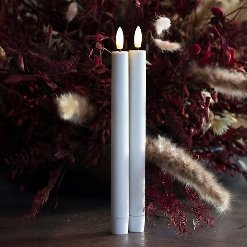 Sirius LED Stick Candle Sille Set of 2 x 25 white