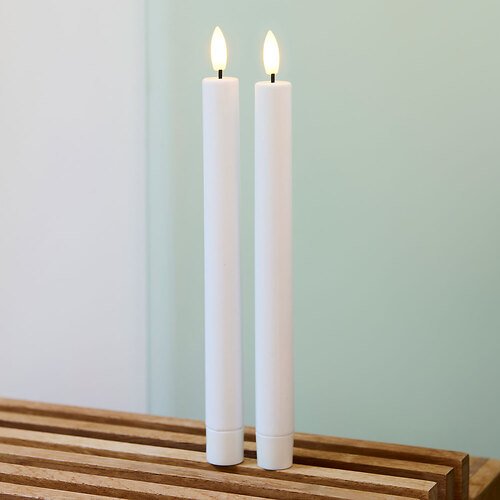 Sirius LED Stick Candle Set de 2 x 25 blanco