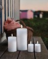 Sirius LED Candle Sille Outdoor 7,5 x 12,5 cm white - Thumbnail 3