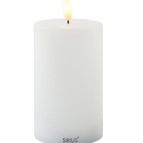 Sirius LED Kerze Sille 7,5x12,5cm weiß außen