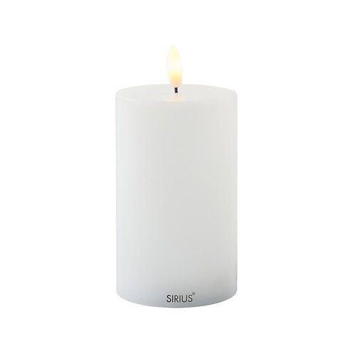 Sirius LED Candle Sille Outdoor 7,5 x 12,5 cm white