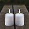 Sirius LED Kerze Sille Outdoor 7,5 x 12,5 cm weiß