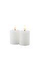 Sirius LED Candle Sille Outdoor 5 x 6,5 cm white Set of 2 - Thumbnail 4