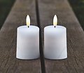 Sirius LED Candle Sille Outdoor 5 x 6,5 cm white Set of 2 - Thumbnail 3