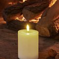 Sirius LED Kerze Sille Lack Ivory 10 cm warmweiß  - Thumbnail 2