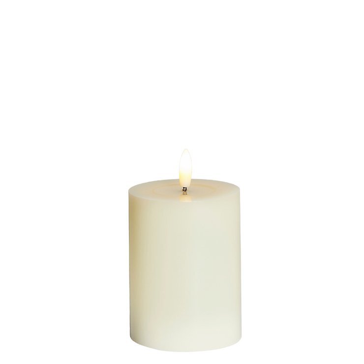 Świeca LED Sirius Sille lakier 10 cm kość słoniowa - Thumbnail 2