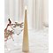 Candela LED Sirius Sille laccata 17 cm Avorio