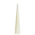Sirius LED Kegelkerze Sille Lack 26 cm Ivory