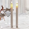 Sirius LED Stabkerze Sille Lack 2er Set 20 cm Ivory - Thumbnail 2