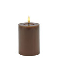 Sirius LED Stumpenkerze Sille Lack 7,5 x 10 cm toffee - Thumbnail 2
