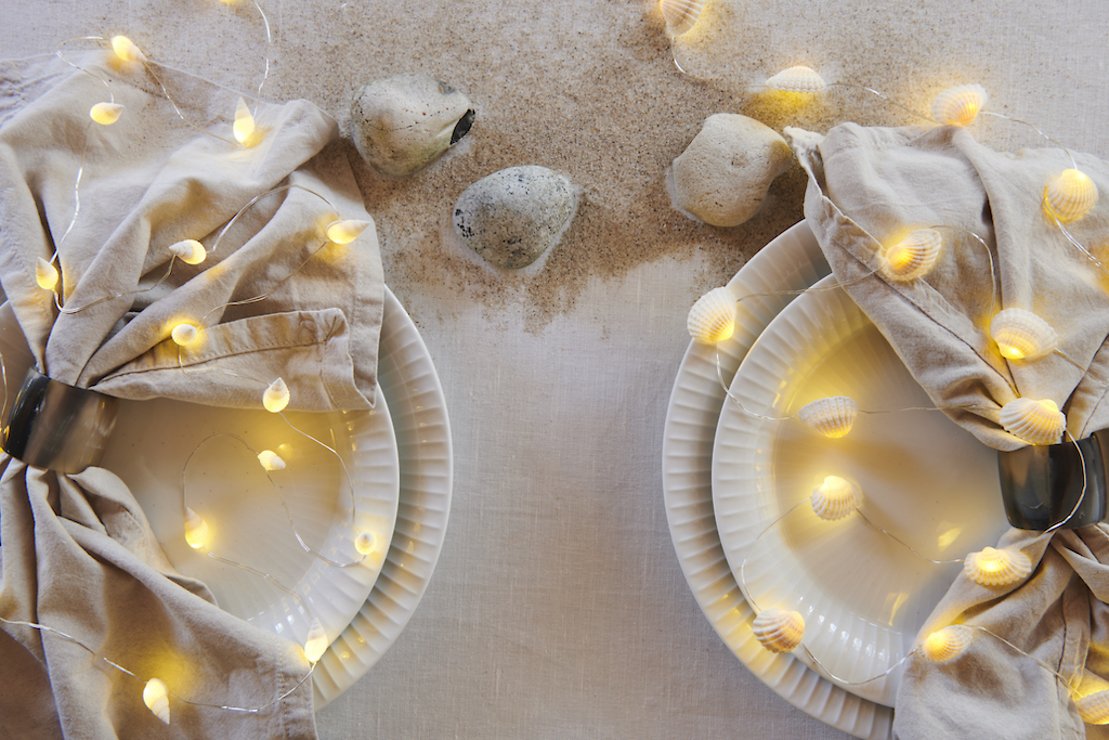 Sirius LED Lichterkette Shelly 20 LED warmweiß außen 1,9 m batteriebetrieben weiß - Thumbnail 2