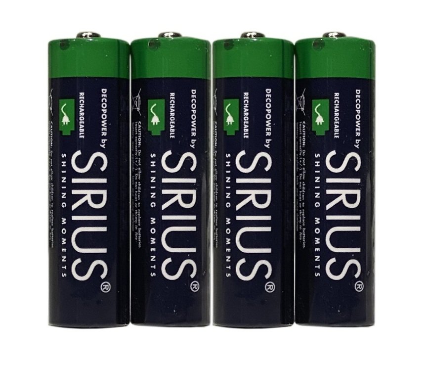 Baterías Sirius AA DecoPower 4 piezas - Pic 1
