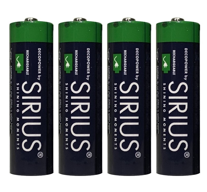 Sirius AA Akkus DecoPower 4 Stück - Pic 1