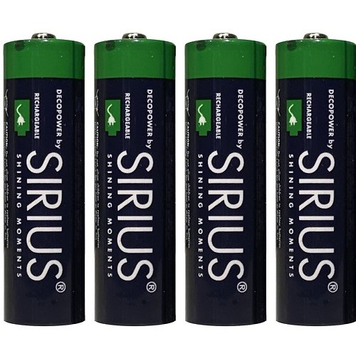 Sirius AA Akkus DecoPower 4 Stück