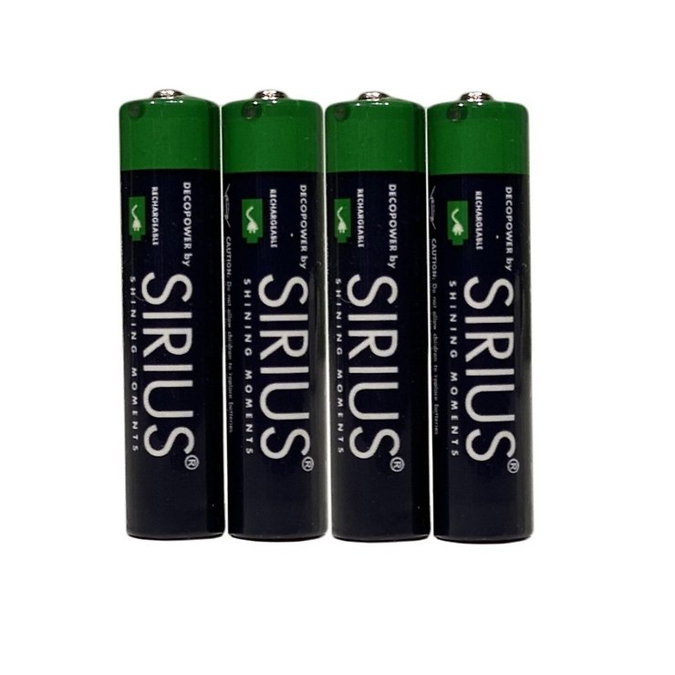 Sirius AAA batteries DecoPower 4 pieces - Pic 1