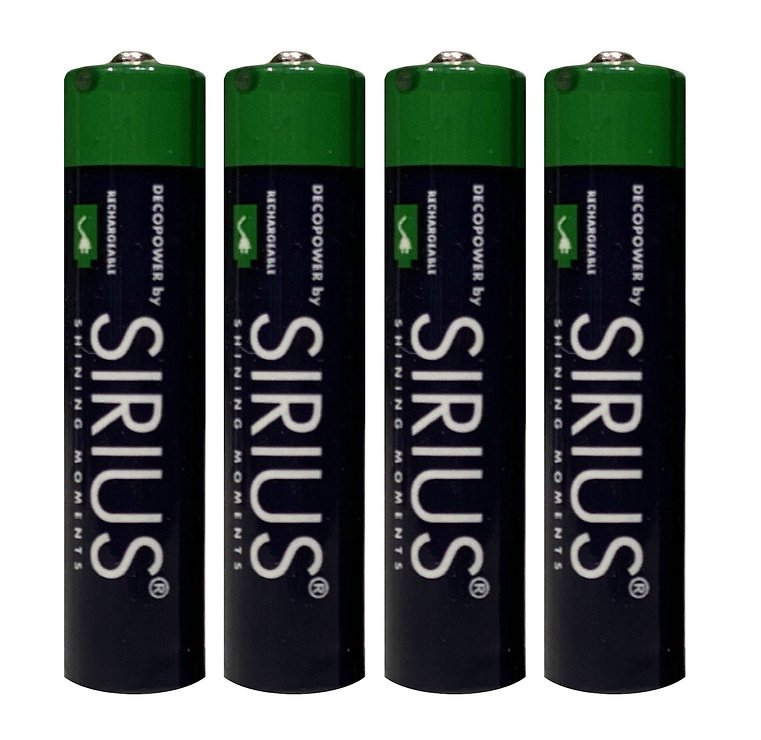 Batterie Sirius AAA DecoPower 4 pezzi - Thumbnail 1