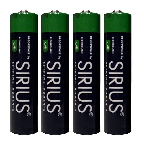 Sirius AAA Akkus DecoPower 4 Stück