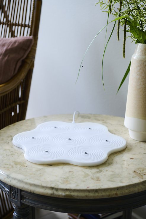 Sirius LED Candele Decopower Caricatore USB 35x35cm bianco - Thumbnail 1