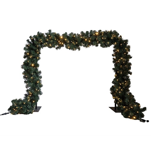 Sirius Tech-Line Tannengirlande Garland 200 LED Farbwechsel 2 m außen 230V grün