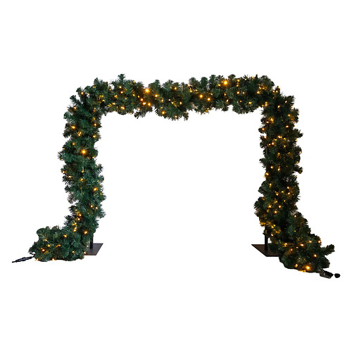 Sirius Tech-Line grangirland Garland 200 LED med färgskiftning, 2 m, för utomhusbruk, 230 V, grön