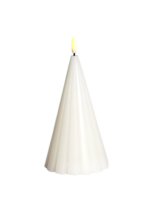 Sirius LED árbol de Navidad Laura cera real 17cm blanco - Pic 1