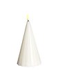 Sirius LED árbol de Navidad Laura cera real 17cm blanco