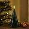 Albero di Natale Sirius LED Laura cera vera 17cm bianco