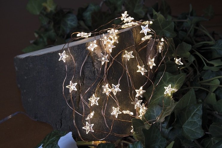 Sirius Guirlande lumineuse Molly Garland 20 LED 2m à piles brun intérieur  kaufen