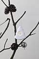 Sirius LED Leuchtanhänger Olina Christmas Tree 8cm Keramik weiß - Thumbnail 1