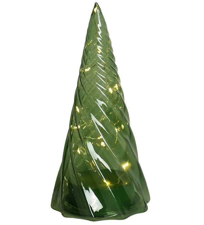 Sirius LED glass tree Vilma battery operated 19cm green - Pic 1