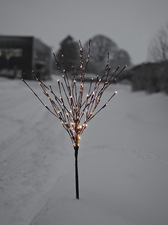 Sirius Leuchtbaum Time-Line 70 LED warmweiß außen schwarz - Pic 1