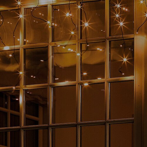 Sirius light curtain Top-Line System ice crystal starter set 100 LED outside 2.5 x 0.75 m