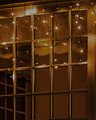 Sirius Top-Line System Lichtvorhang Eiskristall Starter Set 100 LED 2,5x0,75m außen - Thumbnail 1