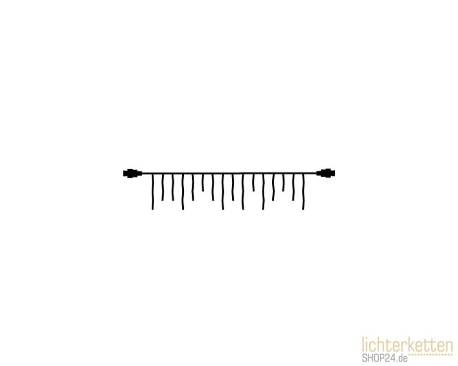 Sirius Light Curtain Top-Line System Ice Crystal Supplement 100 LED exterior 2.5 x 0.75 m - Thumbnail 2