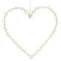 Sirius LED cuore Liva Cluster Cuore grande 140 LED metallo oro - Thumbnail 2