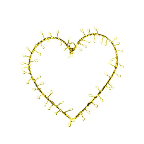 Sirius LED Herz Liva Cluster Heart big 140 LED Metall gold