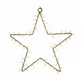 Sirius LED star Liva Cluster Star small 60 LED battery-operated metal gold - Thumbnail 1