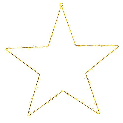 Sirius LED Stern Liva Cluster Star small 60 LED batteriebetrieben Metall gold