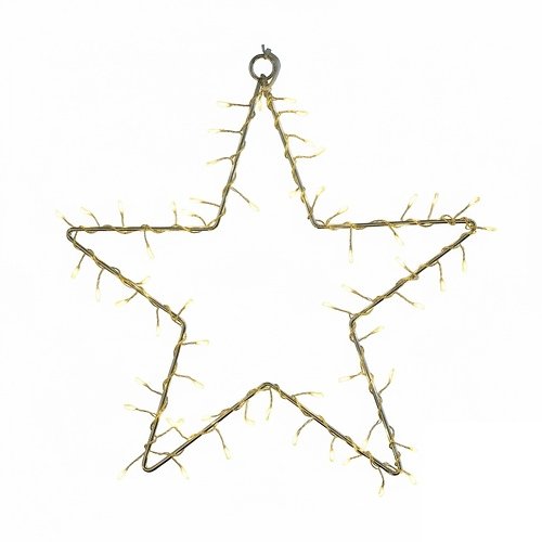 Sirius LED star Liva Cluster Star grande 190 LED metallo oro