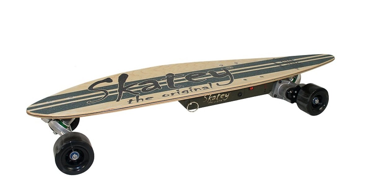 Skatey Electric Skateboard 500 Wood Vintage - Pic 1