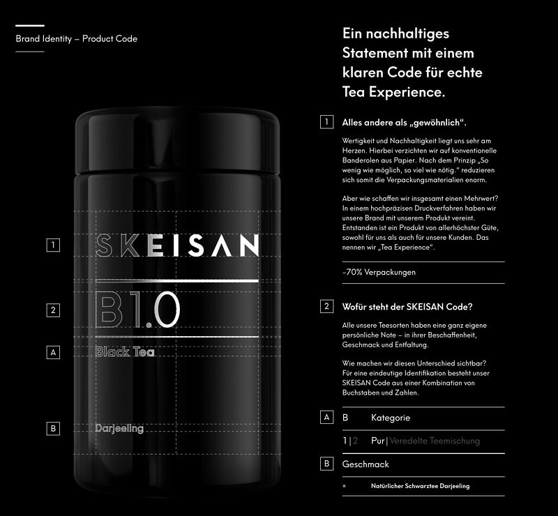 Skeisan Black Tea Raspberry Lavender B2.1 Glass Jar 70g - Thumbnail 3