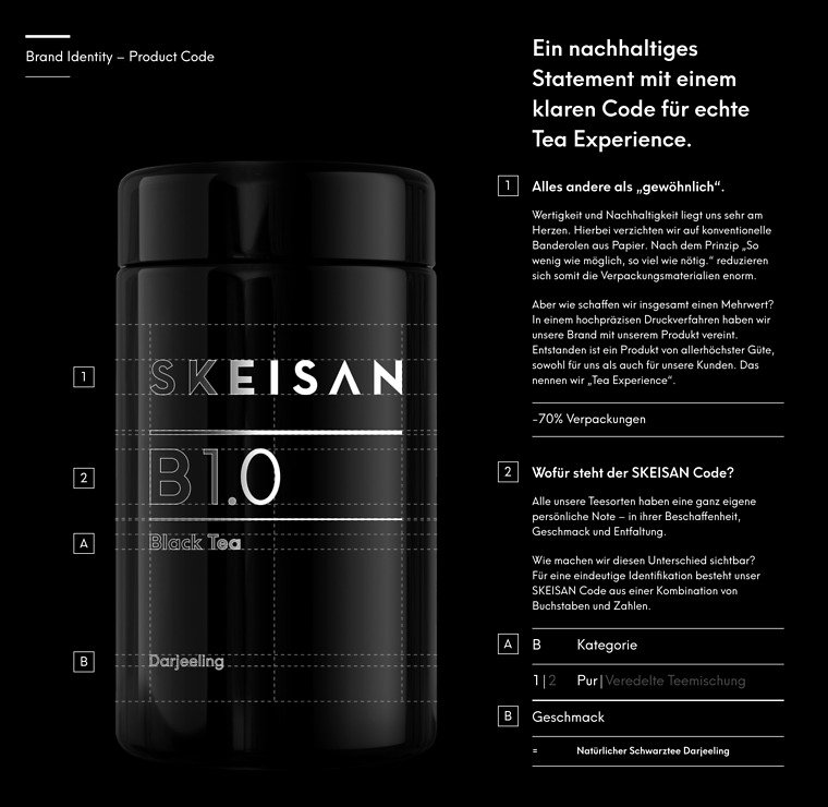 Skeisan Kräutertee Pfefferminz Eukalyptus H1.1 Glastiegel 50g - Thumbnail 3
