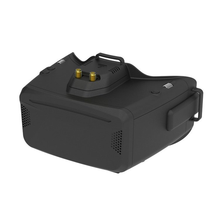Lunettes Skyzone Cobra S Analog FPV Box avec récepteur noir - Thumbnail 1