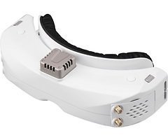 Skyzone SKY04X Analog OLED FPV Goggles with Receiver White