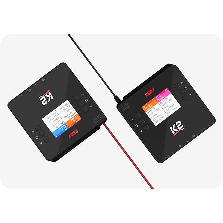 ISDT SMART CHARGER K2 DUO - 200/500W, 20A, 2x6S Lipo, integriertes Netzteil - Thumbnail 2