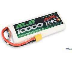 SLS Batterie LiPo Akku APL 10000mAh 3S1P 11,1V 25C+/40C
