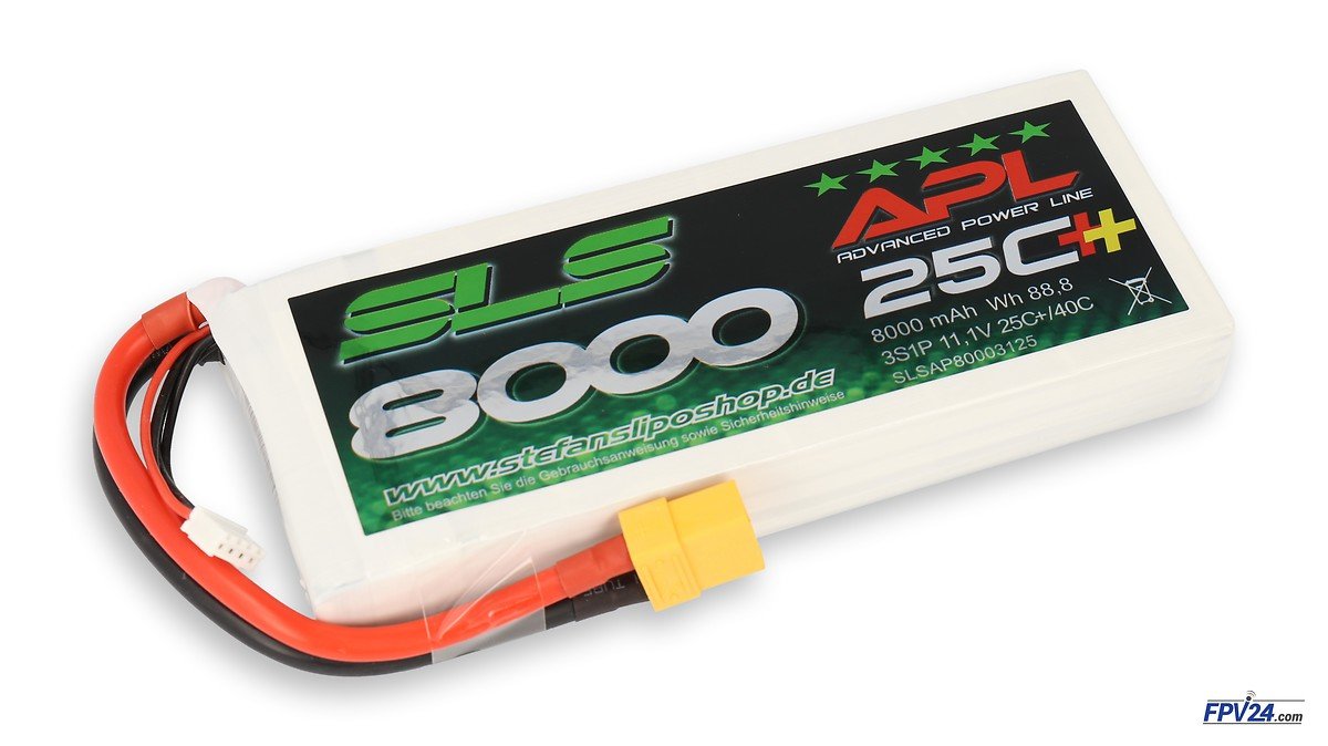 Batteria SLS XTRON Lipo 2200 MAh 3S1P 11,1 V 30C/60C XT60 - Foto 9